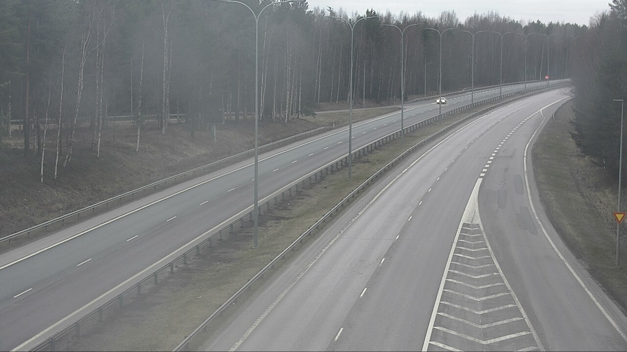 Weather Camera Image Väg 4 Uleåborg, Isko, Oulu, Pohjois-Pohjanmaa