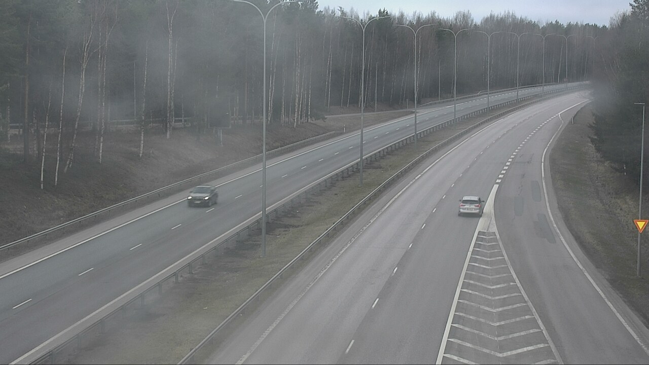 Weather Camera Image Väg 4 Uleåborg, Isko, Oulu, Pohjois-Pohjanmaa