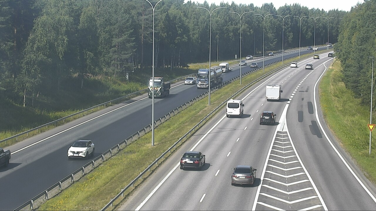 Weather Camera Image Väg 4 Uleåborg, Isko, Oulu, Pohjois-Pohjanmaa