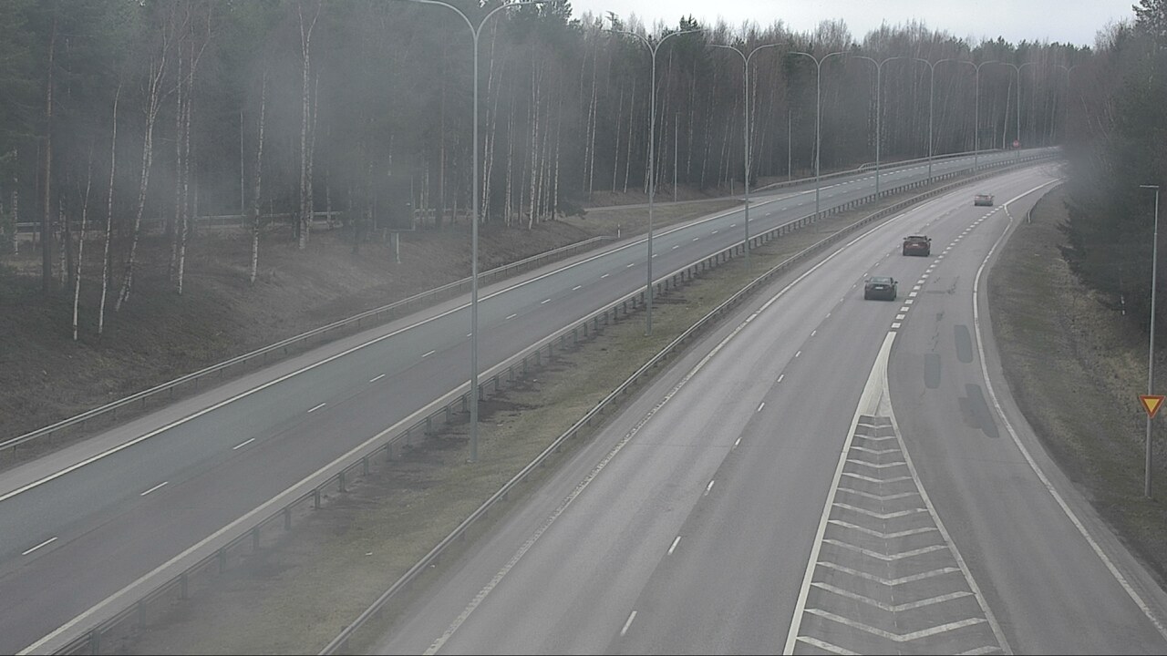 Weather Camera Image Väg 4 Uleåborg, Isko, Oulu, Pohjois-Pohjanmaa