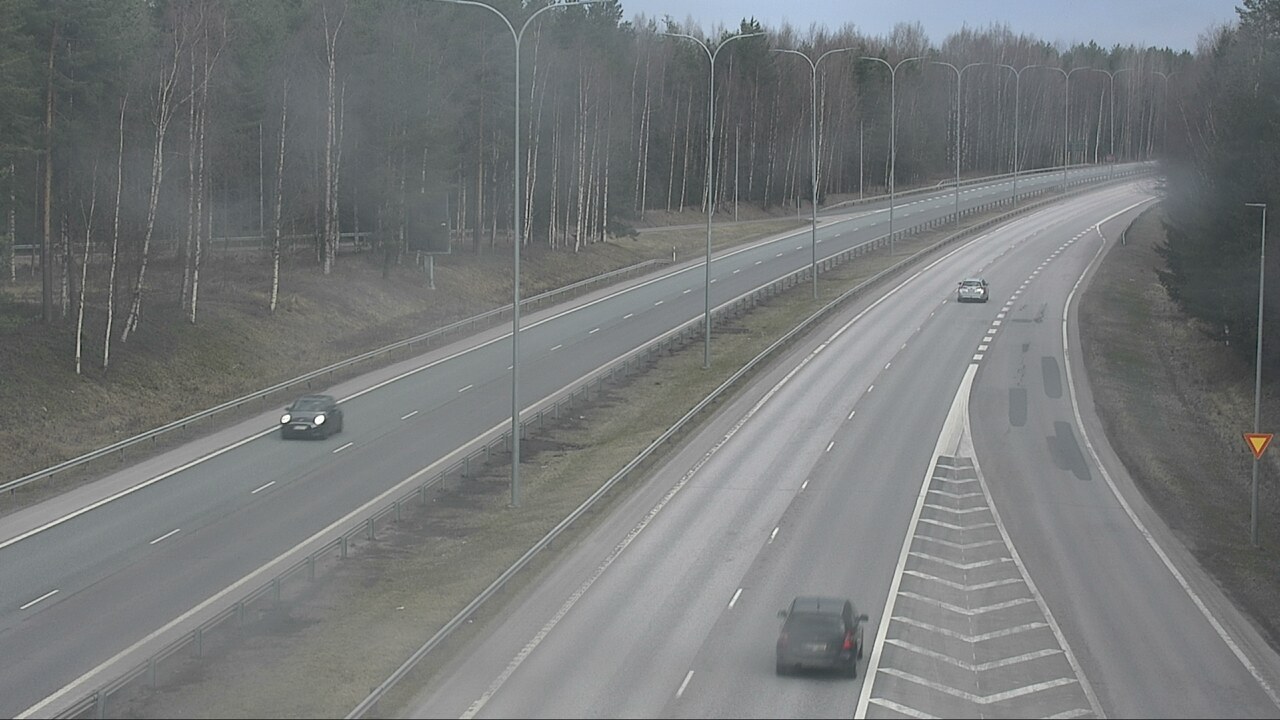 Weather Camera Image Väg 4 Uleåborg, Isko, Oulu, Pohjois-Pohjanmaa