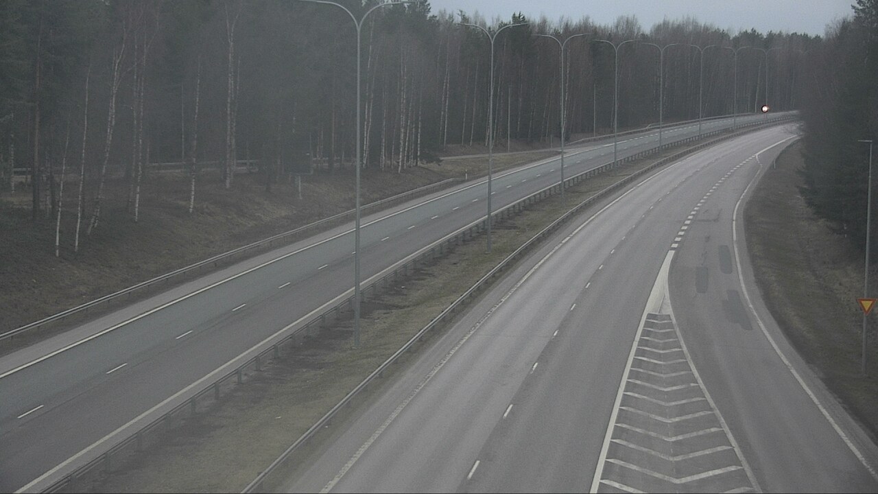 Weather Camera Image Väg 4 Uleåborg, Isko, Oulu, Pohjois-Pohjanmaa