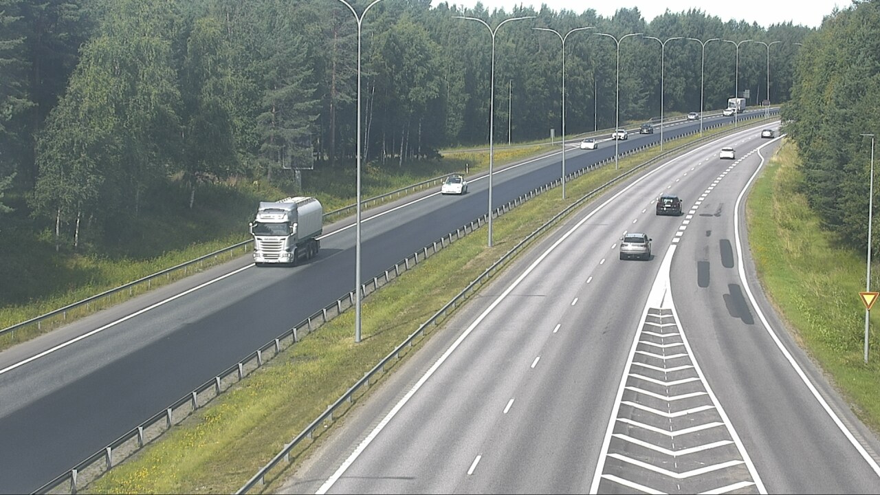 Weather Camera Image Väg 4 Uleåborg, Isko, Oulu, Pohjois-Pohjanmaa
