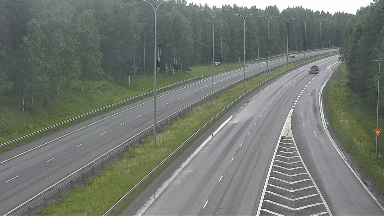 Weather Camera Image Väg 4 Uleåborg, Isko, Oulu, Pohjois-Pohjanmaa