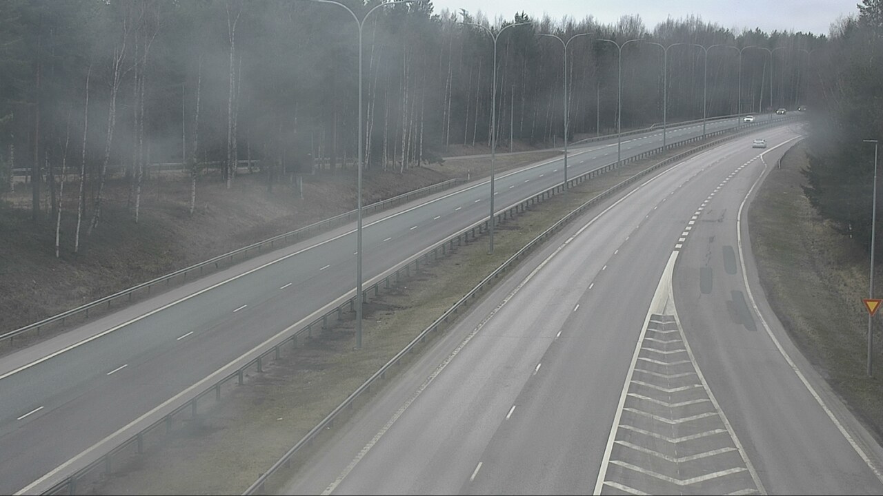 Weather Camera Image Väg 4 Uleåborg, Isko, Oulu, Pohjois-Pohjanmaa