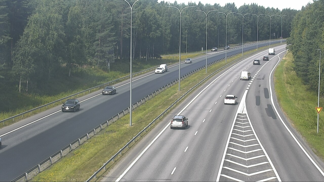 Weather Camera Image Väg 4 Uleåborg, Isko, Oulu, Pohjois-Pohjanmaa