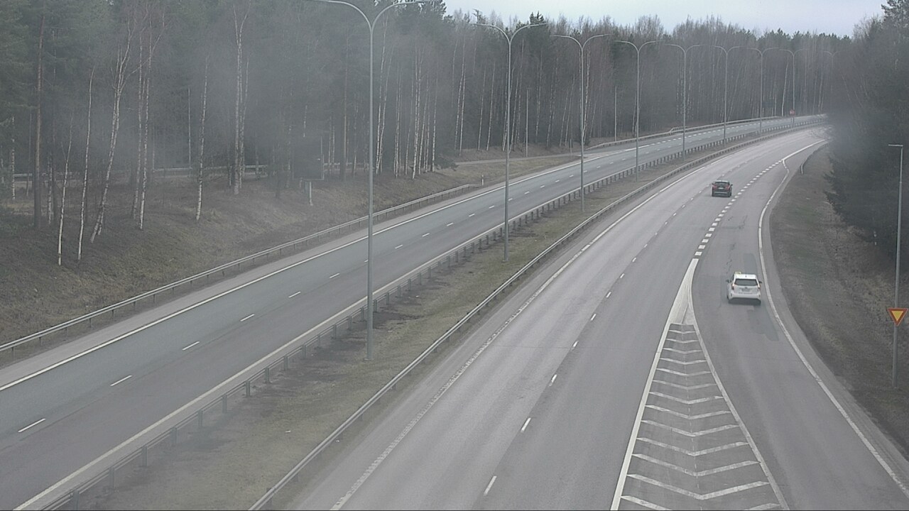 Weather Camera Image Väg 4 Uleåborg, Isko, Oulu, Pohjois-Pohjanmaa