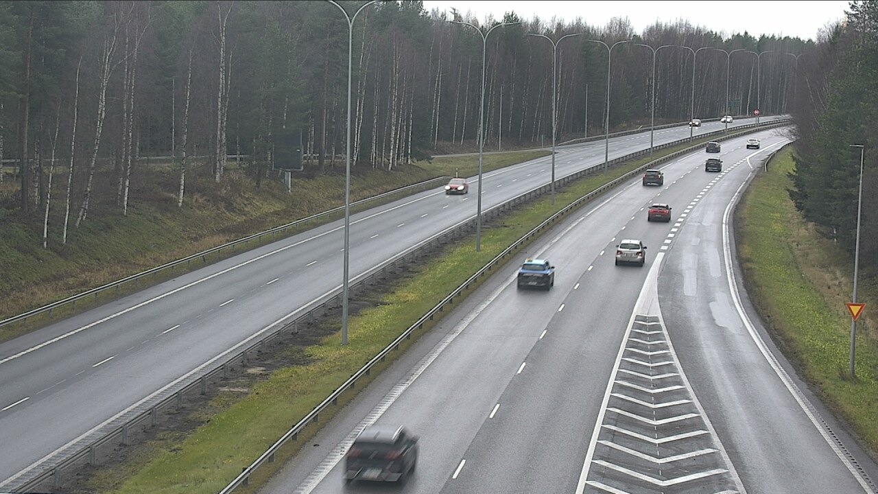 Weather Camera Image Väg 4 Uleåborg, Isko, Oulu, Pohjois-Pohjanmaa