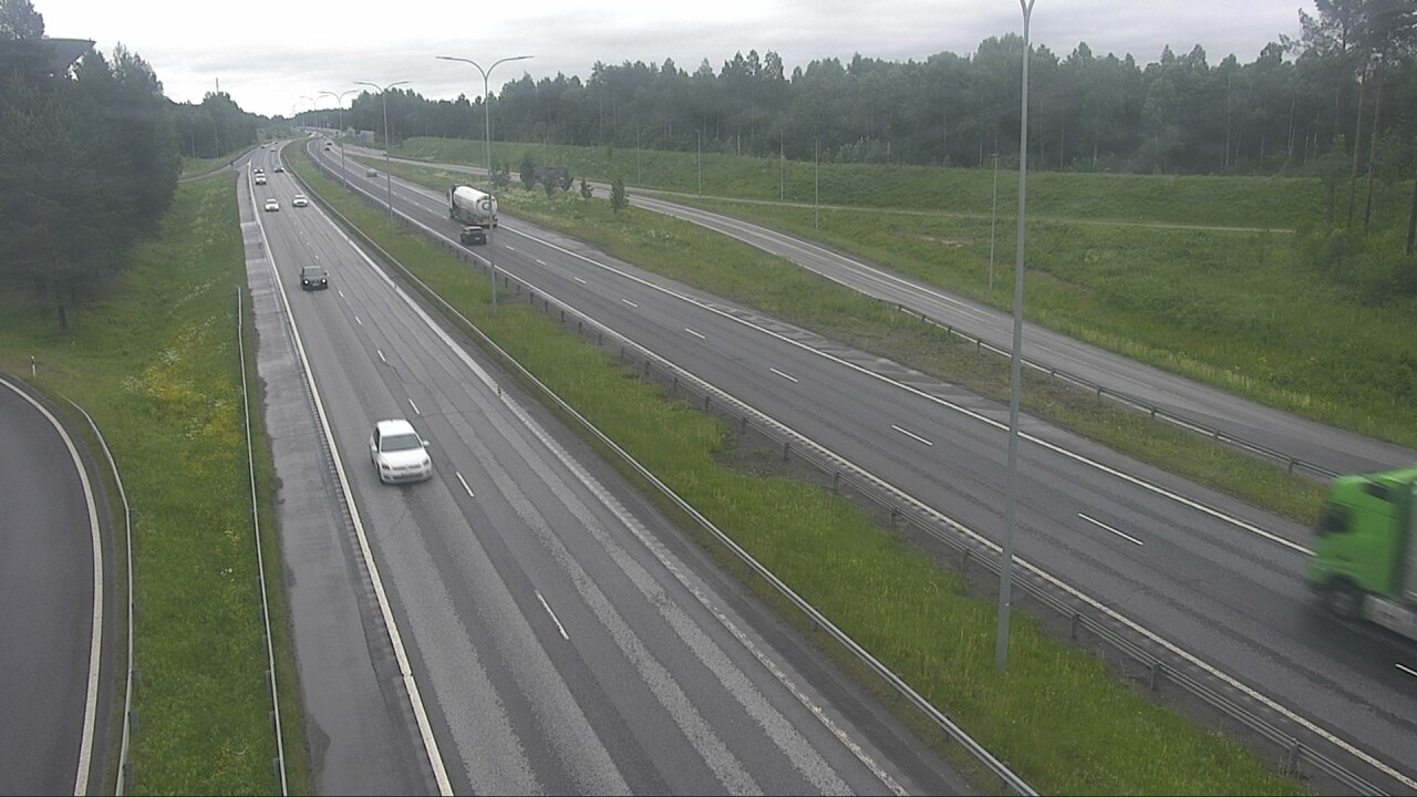 Weather Camera Image Väg 4 Uleåborg, Isko, Oulu, Pohjois-Pohjanmaa