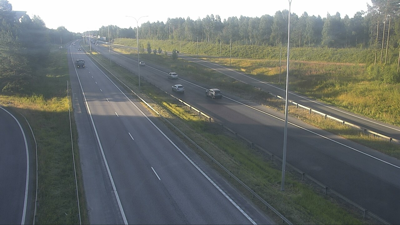 Weather Camera Image Väg 4 Uleåborg, Isko, Oulu, Pohjois-Pohjanmaa