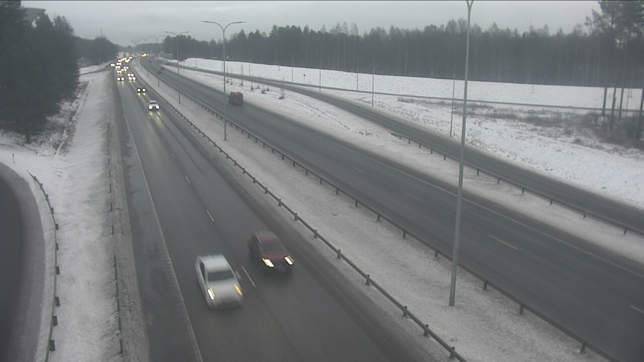 Weather Camera Image Väg 4 Uleåborg, Isko, Oulu, Pohjois-Pohjanmaa