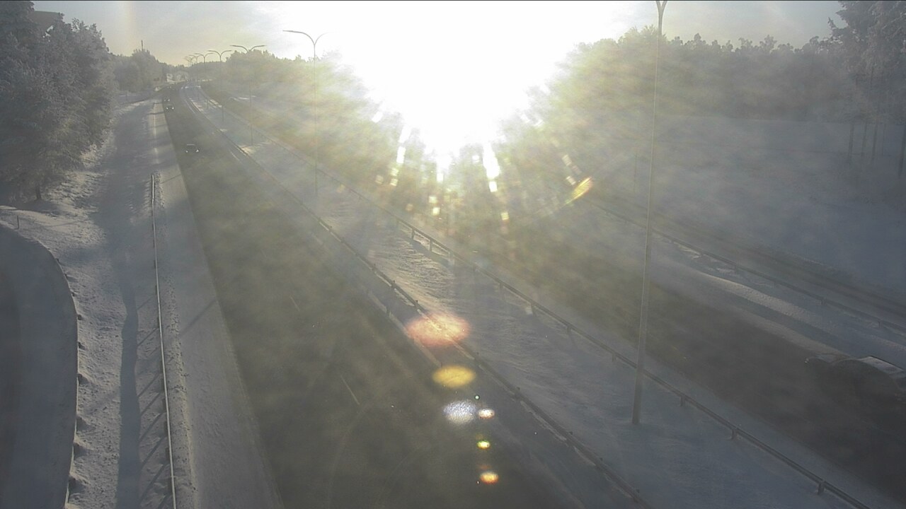 Weather Camera Image Väg 4 Uleåborg, Isko, Oulu, Pohjois-Pohjanmaa