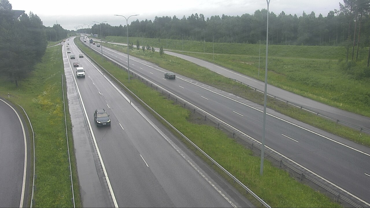 Weather Camera Image Väg 4 Uleåborg, Isko, Oulu, Pohjois-Pohjanmaa