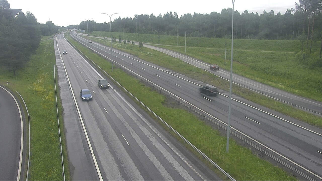 Weather Camera Image Väg 4 Uleåborg, Isko, Oulu, Pohjois-Pohjanmaa