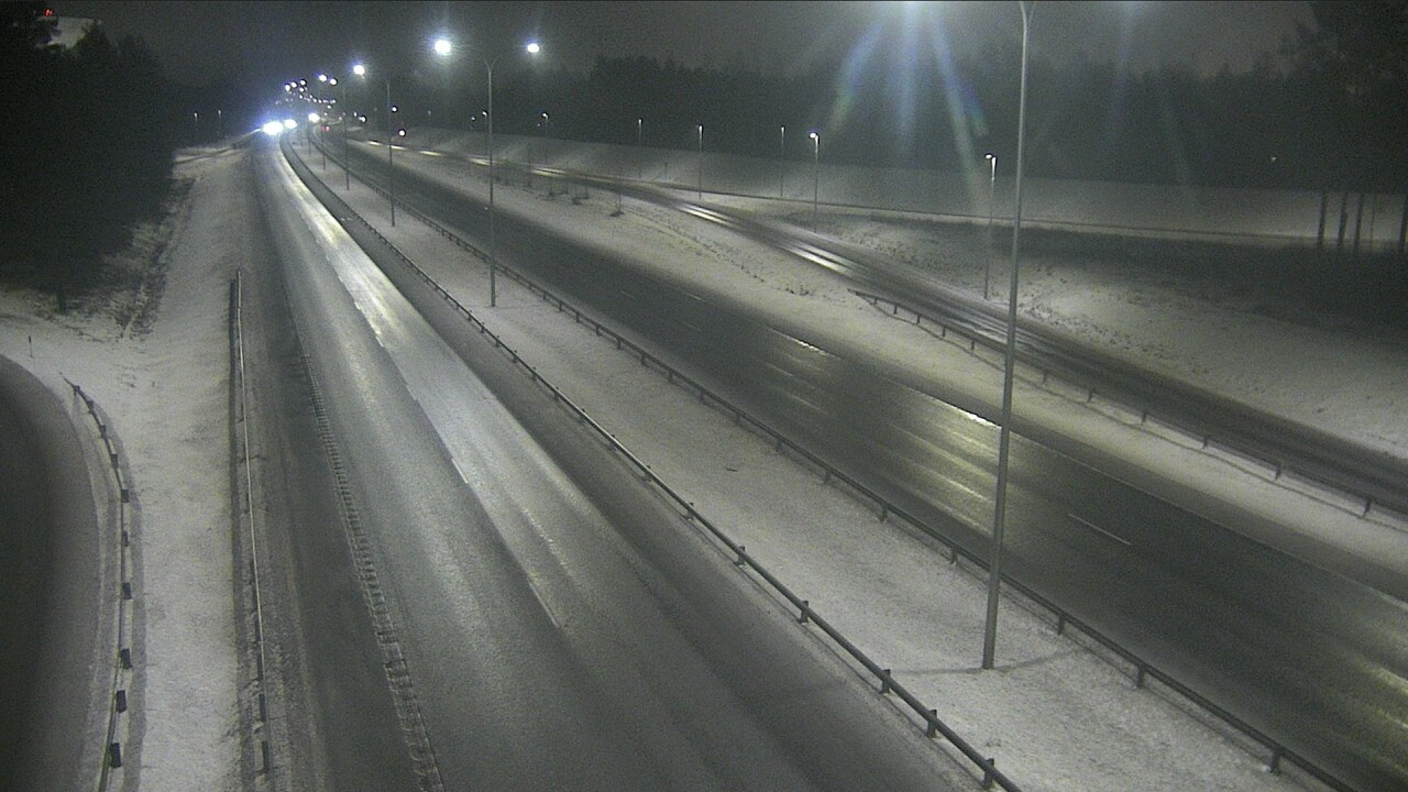 Weather Camera Image Väg 4 Uleåborg, Isko, Oulu, Pohjois-Pohjanmaa