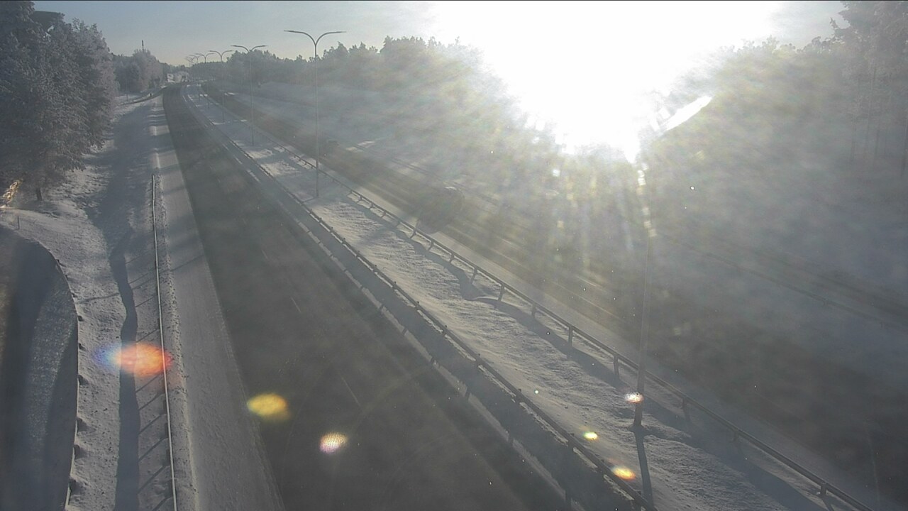 Weather Camera Image Väg 4 Uleåborg, Isko, Oulu, Pohjois-Pohjanmaa