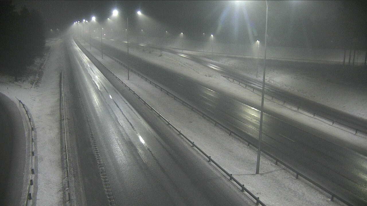 Weather Camera Image Väg 4 Uleåborg, Isko, Oulu, Pohjois-Pohjanmaa