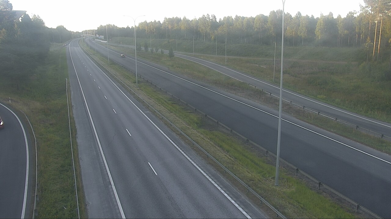 Weather Camera Image Väg 4 Uleåborg, Isko, Oulu, Pohjois-Pohjanmaa