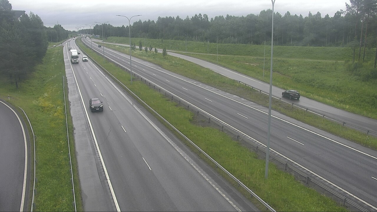 Weather Camera Image Väg 4 Uleåborg, Isko, Oulu, Pohjois-Pohjanmaa