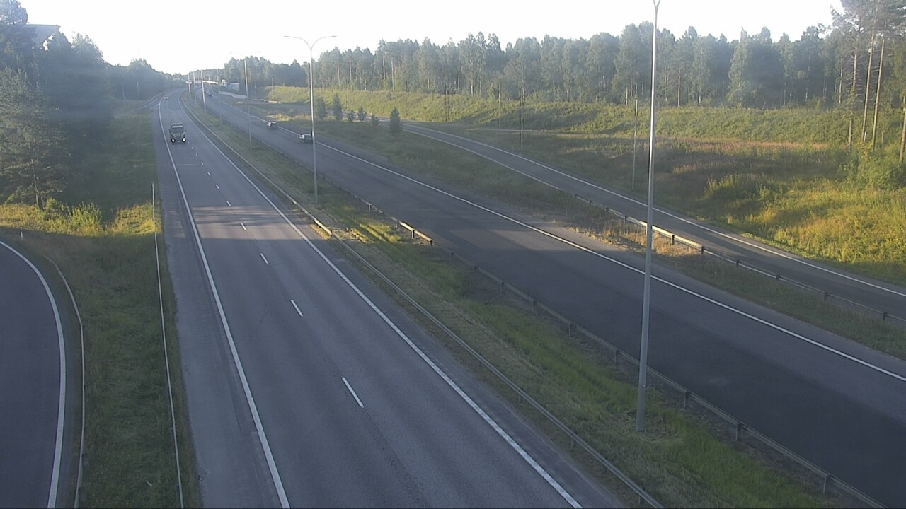Weather Camera Image Väg 4 Uleåborg, Isko, Oulu, Pohjois-Pohjanmaa