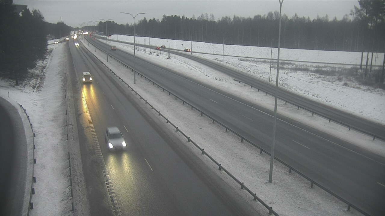 Weather Camera Image Väg 4 Uleåborg, Isko, Oulu, Pohjois-Pohjanmaa