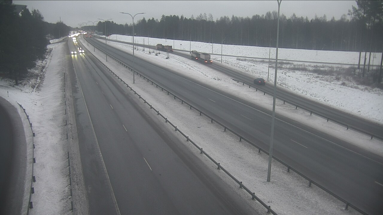 Weather Camera Image Väg 4 Uleåborg, Isko, Oulu, Pohjois-Pohjanmaa