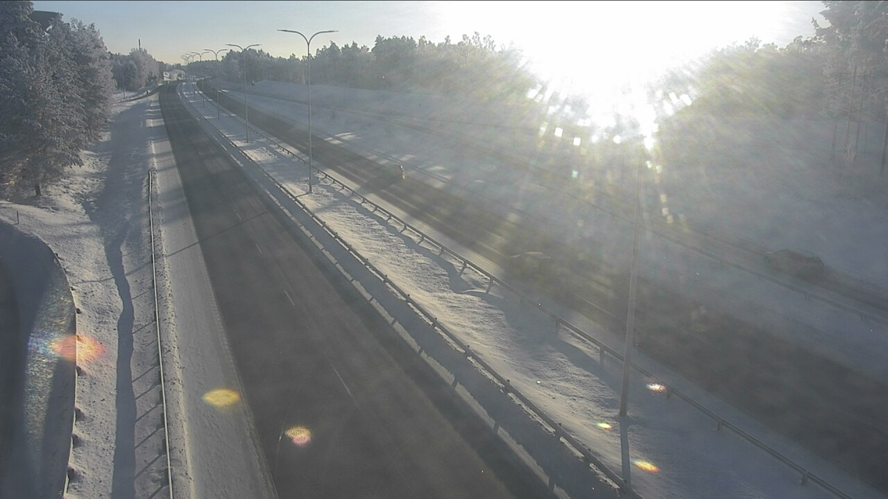 Weather Camera Image Väg 4 Uleåborg, Isko, Oulu, Pohjois-Pohjanmaa