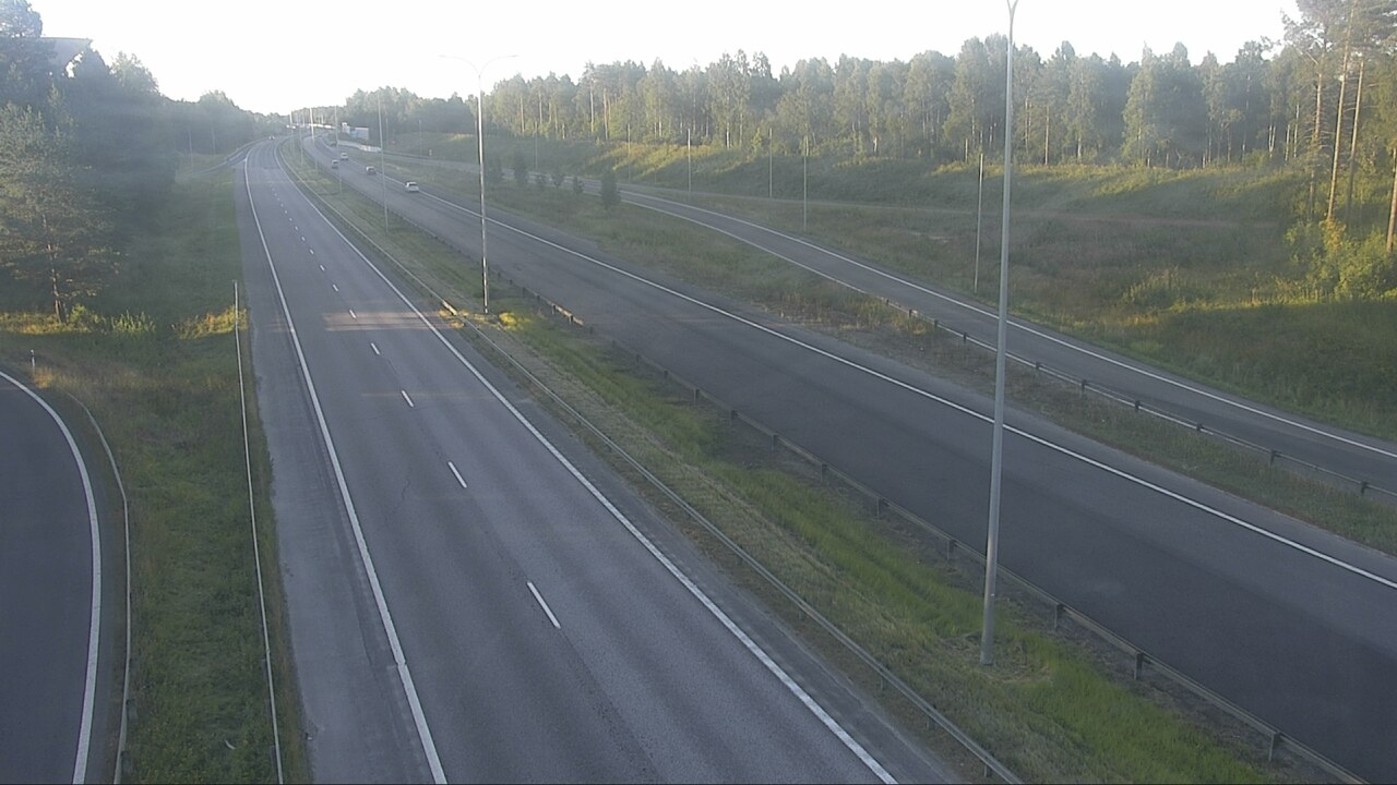 Weather Camera Image Väg 4 Uleåborg, Isko, Oulu, Pohjois-Pohjanmaa