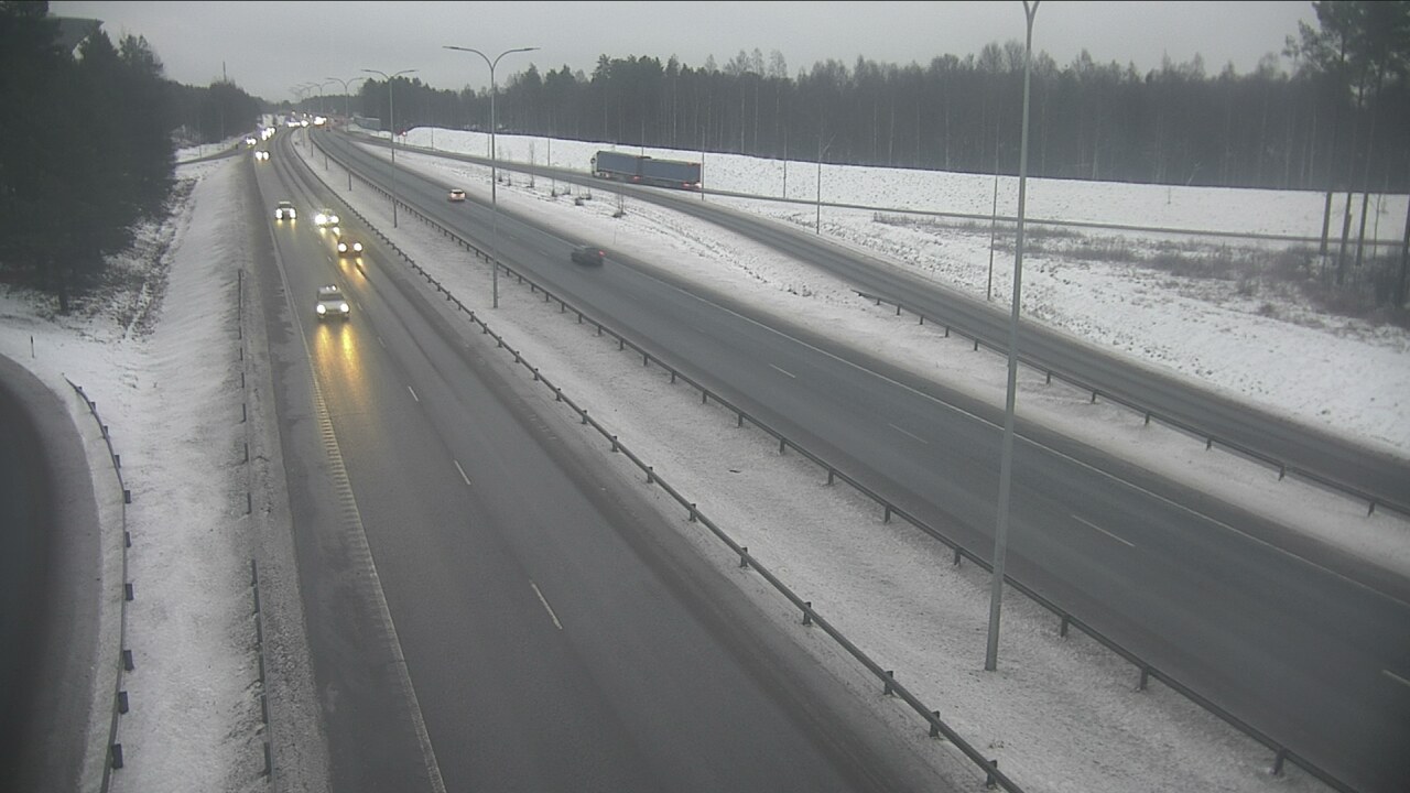 Weather Camera Image Väg 4 Uleåborg, Isko, Oulu, Pohjois-Pohjanmaa