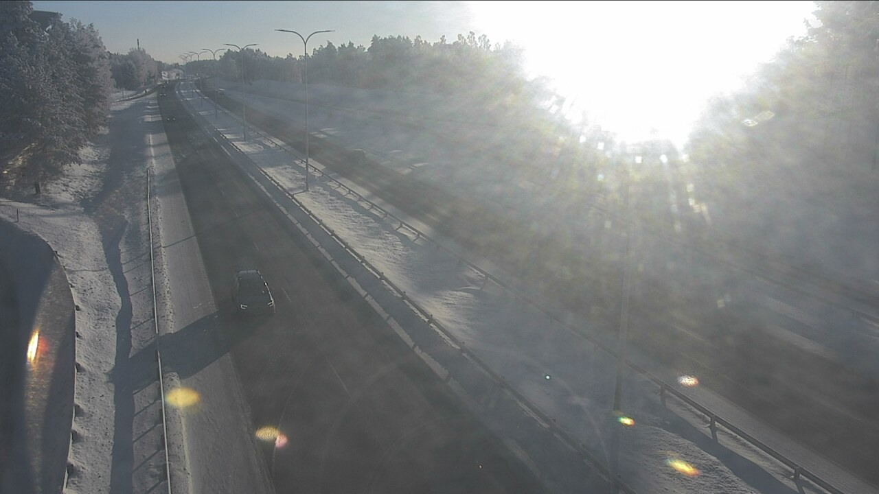 Weather Camera Image Väg 4 Uleåborg, Isko, Oulu, Pohjois-Pohjanmaa