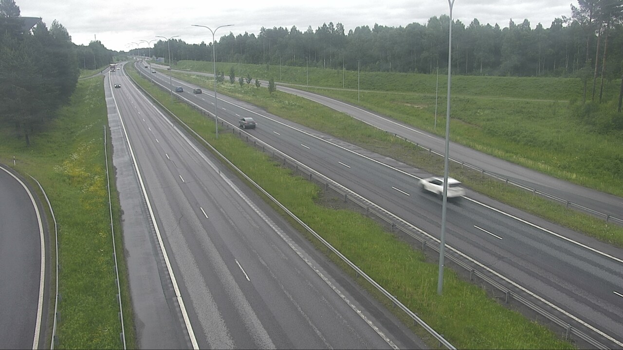 Weather Camera Image Väg 4 Uleåborg, Isko, Oulu, Pohjois-Pohjanmaa