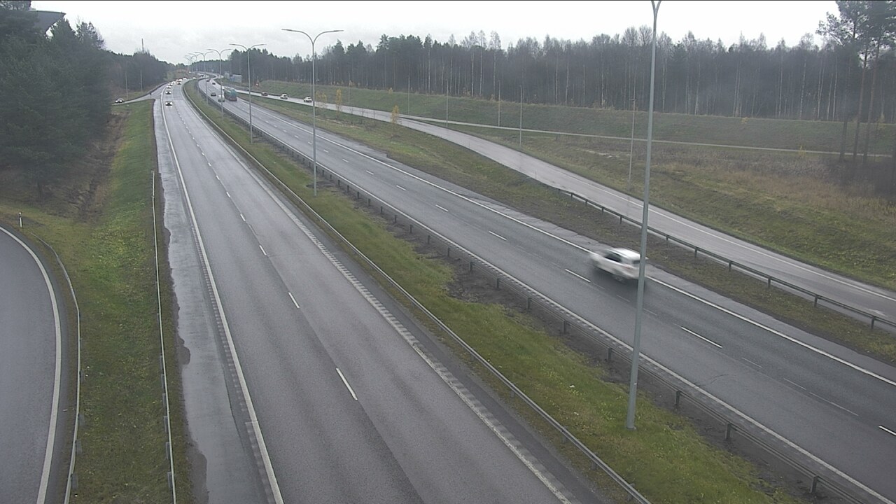 Weather Camera Image Väg 4 Uleåborg, Isko, Oulu, Pohjois-Pohjanmaa