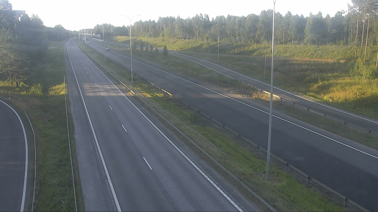 Weather Camera Image Väg 4 Uleåborg, Isko, Oulu, Pohjois-Pohjanmaa