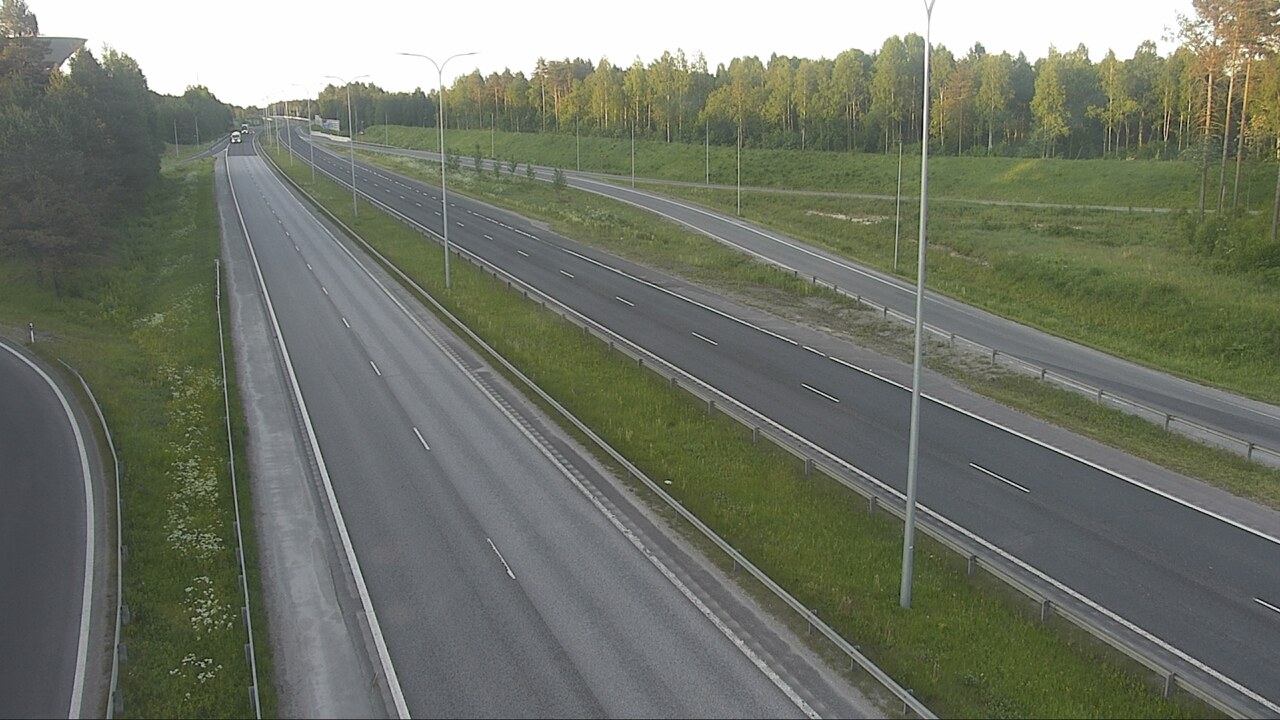 Weather Camera Image Väg 4 Uleåborg, Isko, Oulu, Pohjois-Pohjanmaa