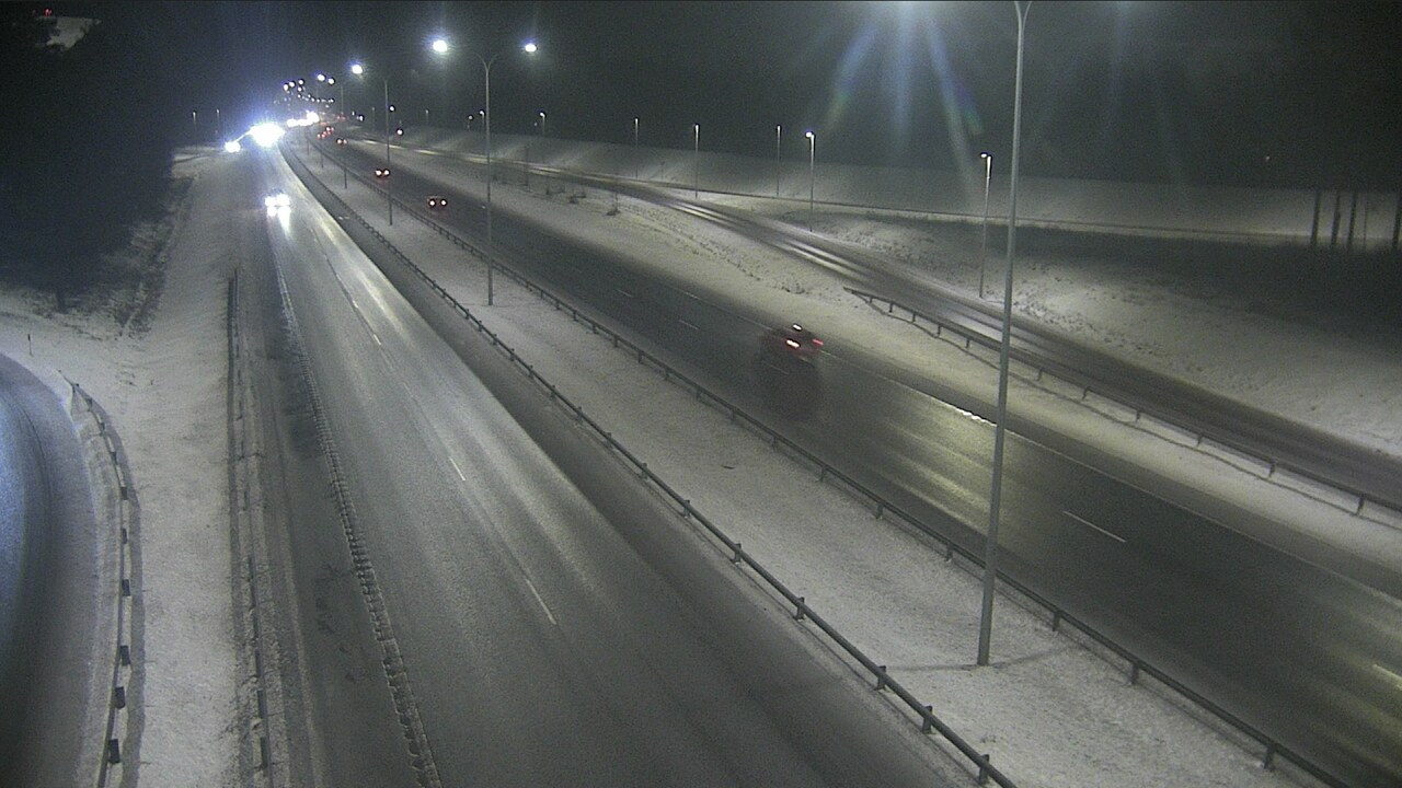 Weather Camera Image Väg 4 Uleåborg, Isko, Oulu, Pohjois-Pohjanmaa