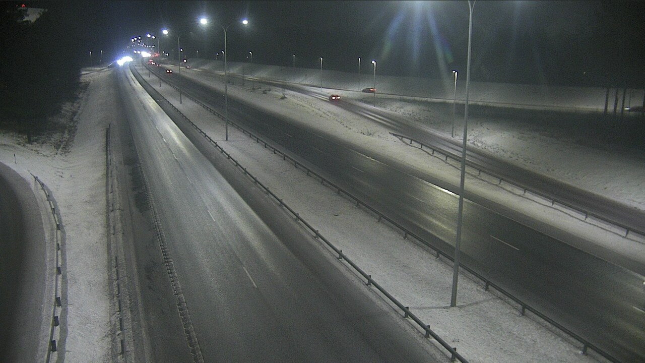 Weather Camera Image Väg 4 Uleåborg, Isko, Oulu, Pohjois-Pohjanmaa