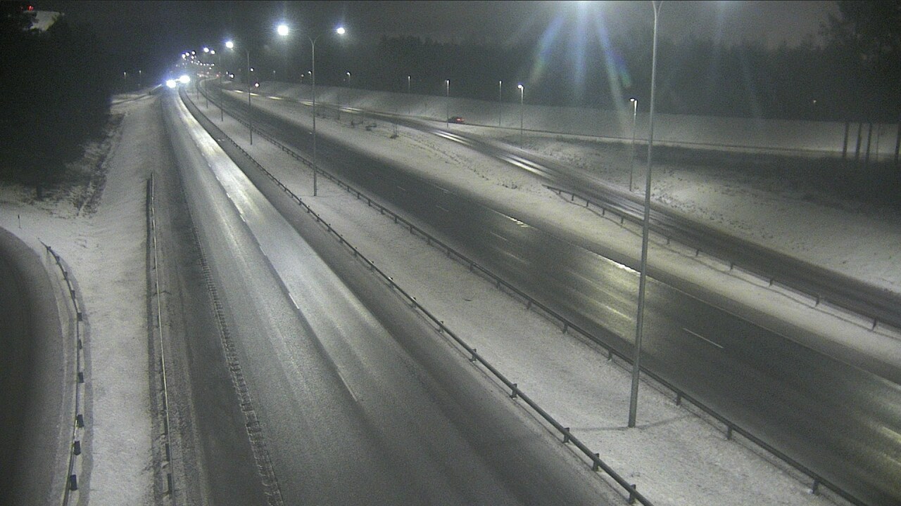 Weather Camera Image Väg 4 Uleåborg, Isko, Oulu, Pohjois-Pohjanmaa