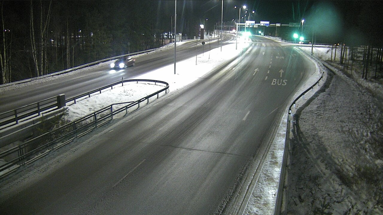 Weather Camera Image Väg 4 Uleåborg, Isko, Oulu, Pohjois-Pohjanmaa