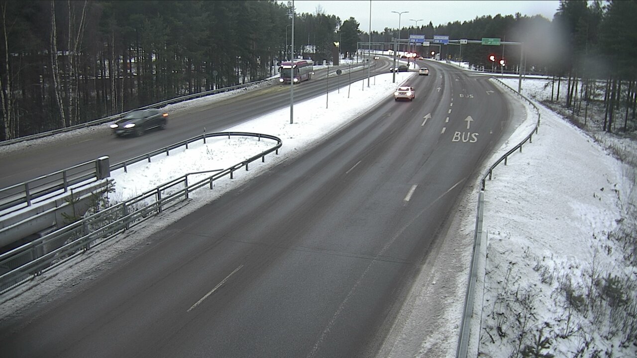 Weather Camera Image Väg 4 Uleåborg, Isko, Oulu, Pohjois-Pohjanmaa