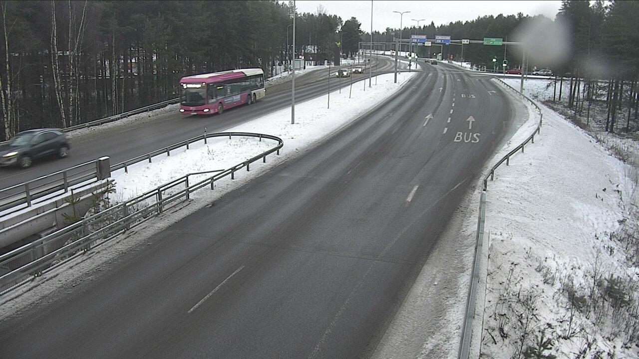 Weather Camera Image Väg 4 Uleåborg, Isko, Oulu, Pohjois-Pohjanmaa