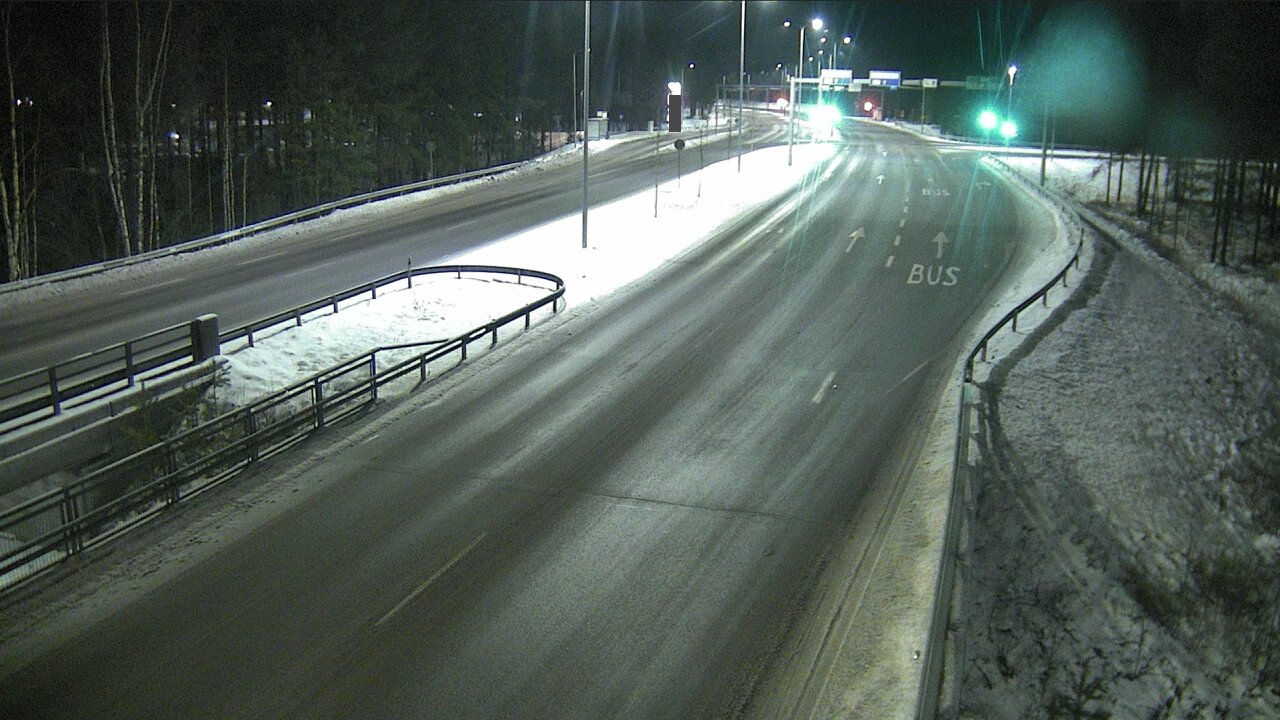 Weather Camera Image Väg 4 Uleåborg, Isko, Oulu, Pohjois-Pohjanmaa