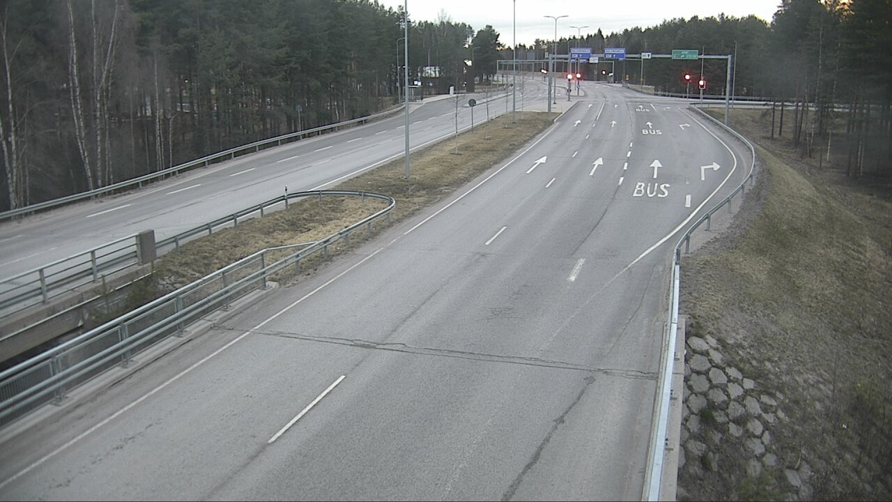 Weather Camera Image Väg 4 Uleåborg, Isko, Oulu, Pohjois-Pohjanmaa
