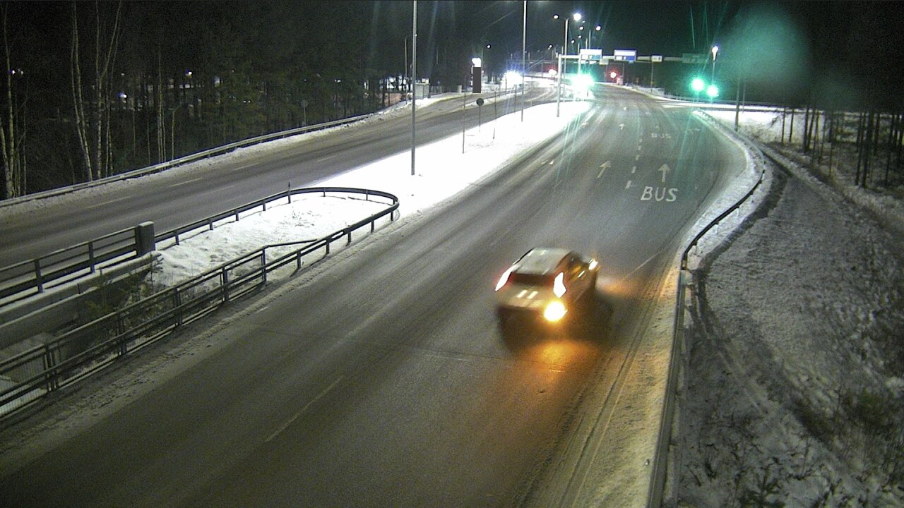 Weather Camera Image Väg 4 Uleåborg, Isko, Oulu, Pohjois-Pohjanmaa