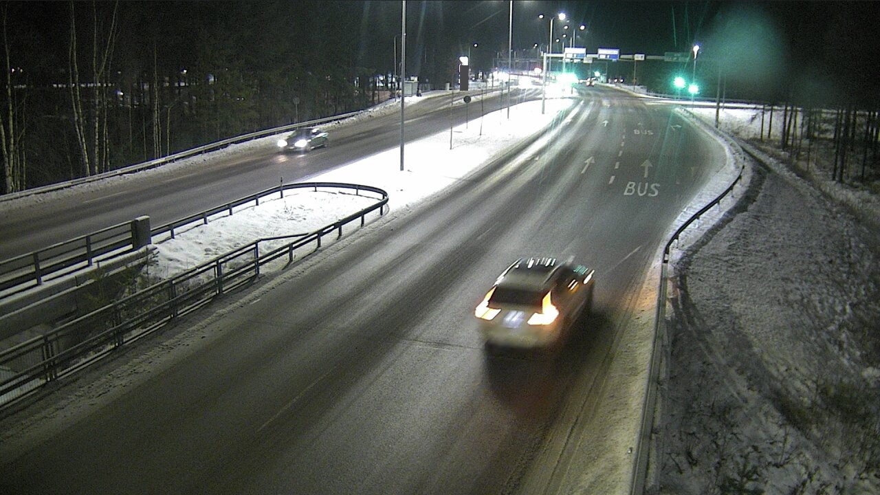 Weather Camera Image Väg 4 Uleåborg, Isko, Oulu, Pohjois-Pohjanmaa