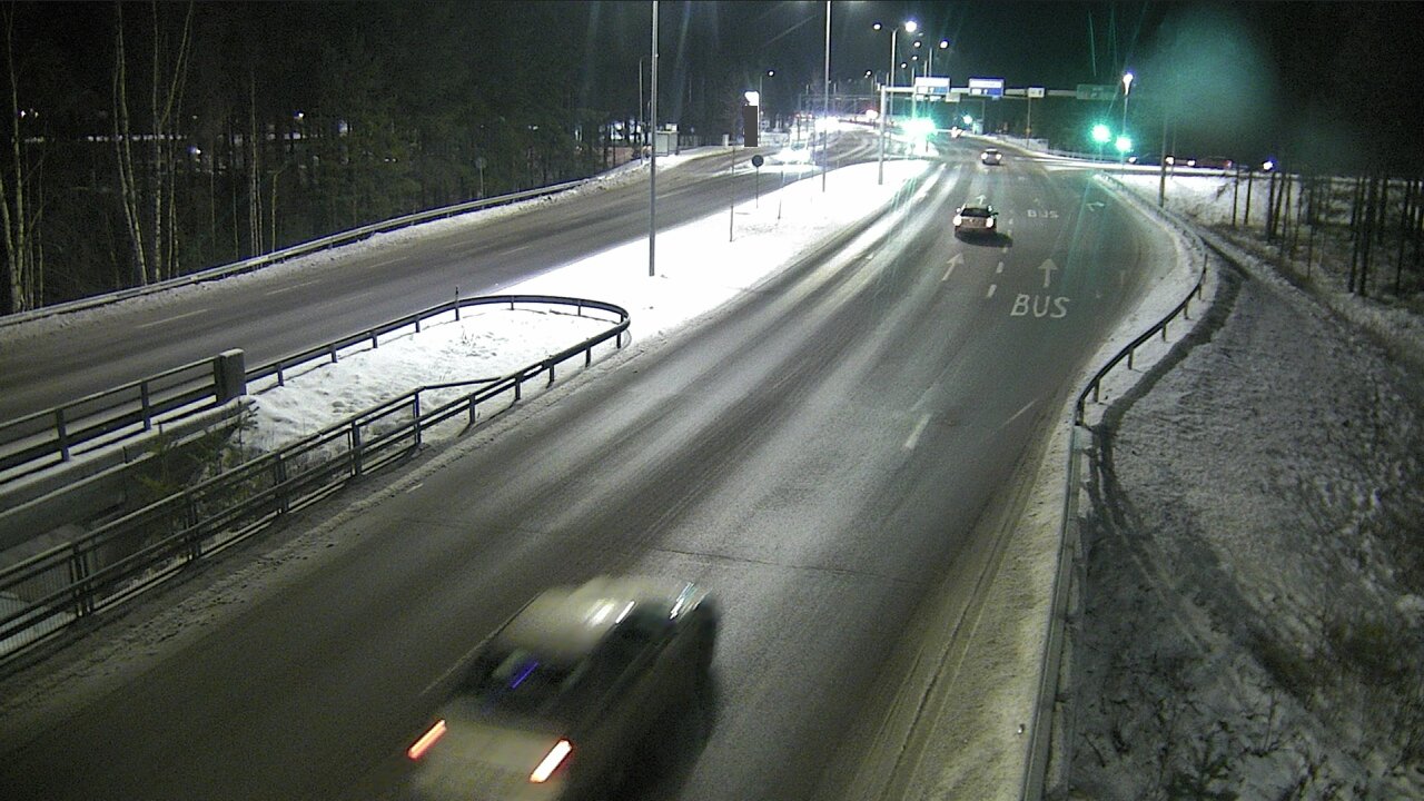 Weather Camera Image Väg 4 Uleåborg, Isko, Oulu, Pohjois-Pohjanmaa