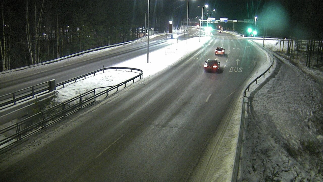 Weather Camera Image Väg 4 Uleåborg, Isko, Oulu, Pohjois-Pohjanmaa