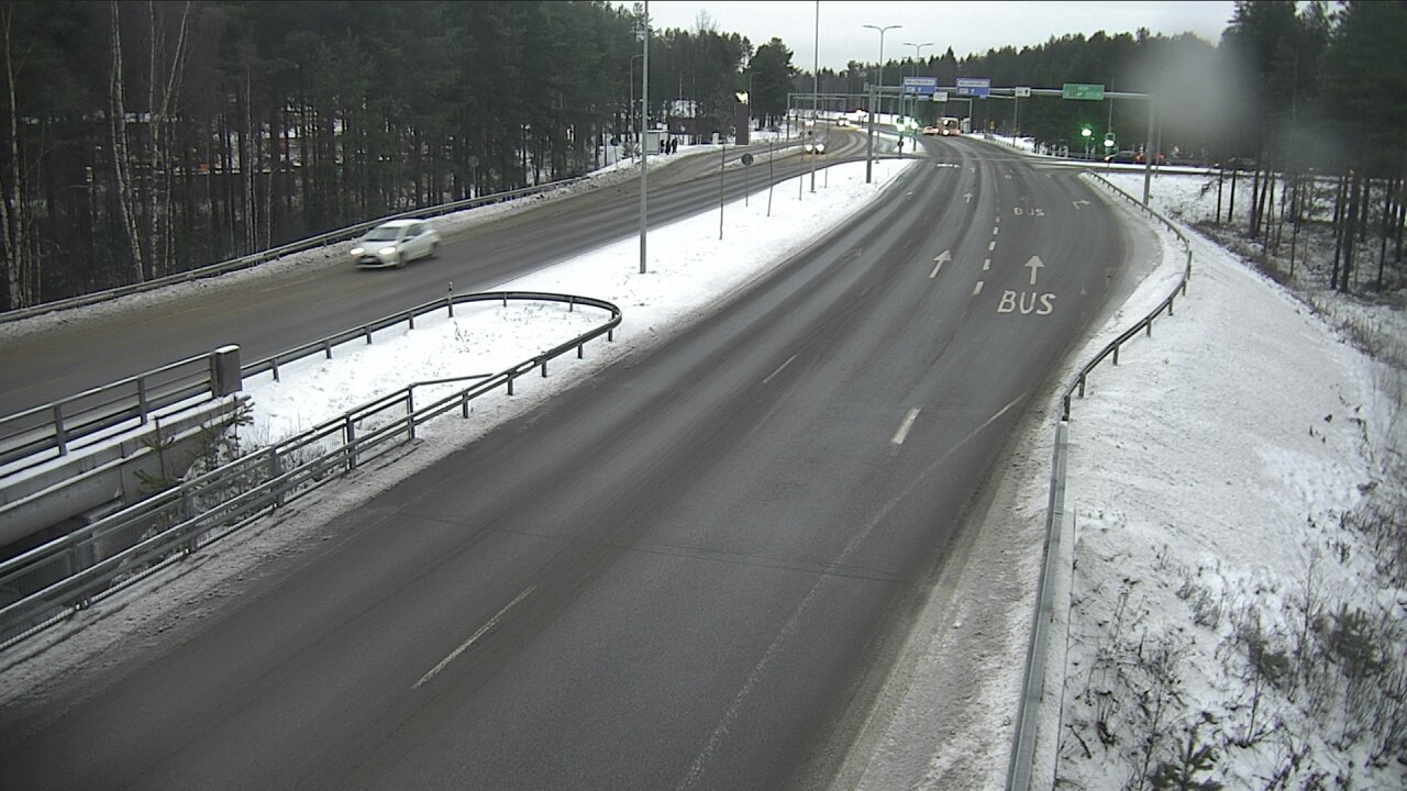 Weather Camera Image Väg 4 Uleåborg, Isko, Oulu, Pohjois-Pohjanmaa