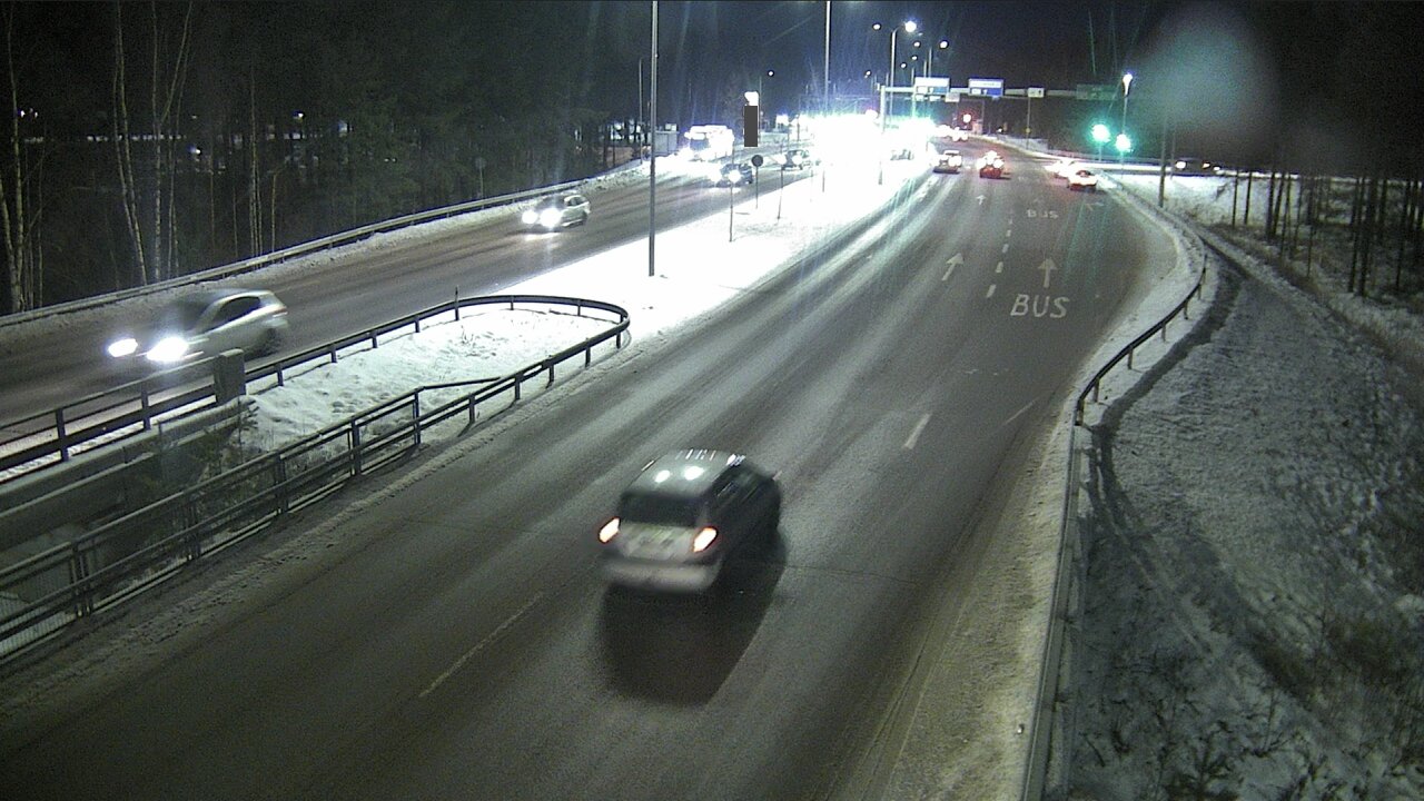 Weather Camera Image Väg 4 Uleåborg, Isko, Oulu, Pohjois-Pohjanmaa