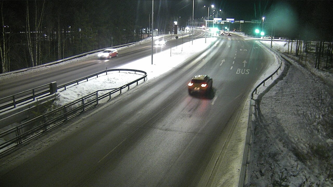 Weather Camera Image Väg 4 Uleåborg, Isko, Oulu, Pohjois-Pohjanmaa