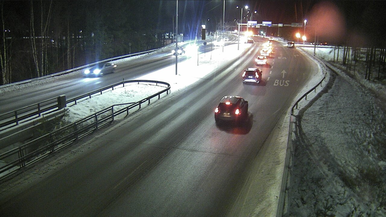 Weather Camera Image Väg 4 Uleåborg, Isko, Oulu, Pohjois-Pohjanmaa